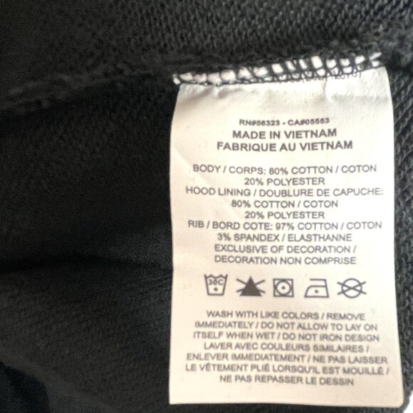 NIKE JORDAN Hoodie Mens SMALL Oversized Pullover Black Jumpman Basketball NEW - Picture 8 of 9